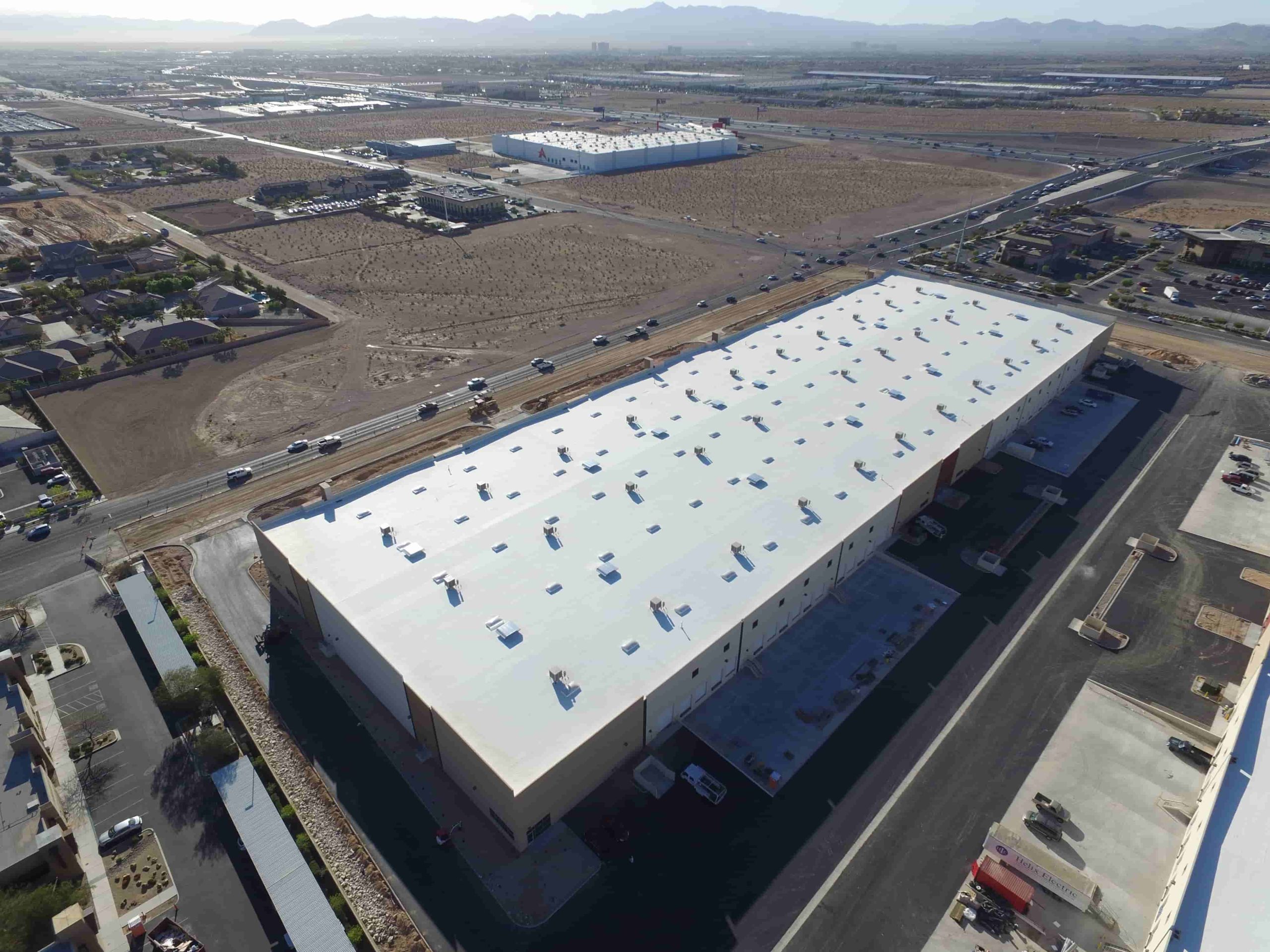 Roofing company team receiving an industry award for quality service.